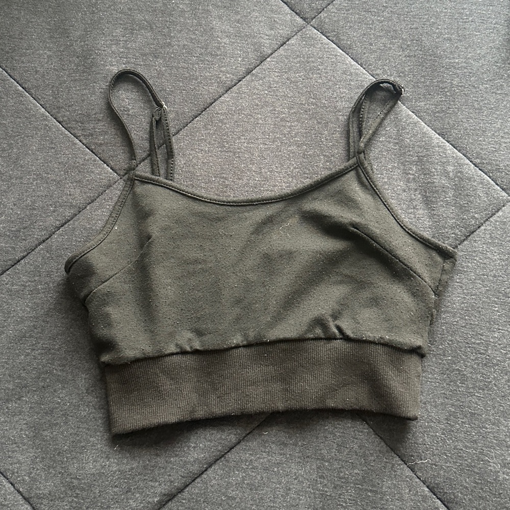 Black Dance cropped tank